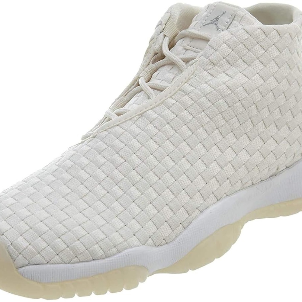 Nike Air Jordan Woven Off White Sneakers - W8 / 6Y